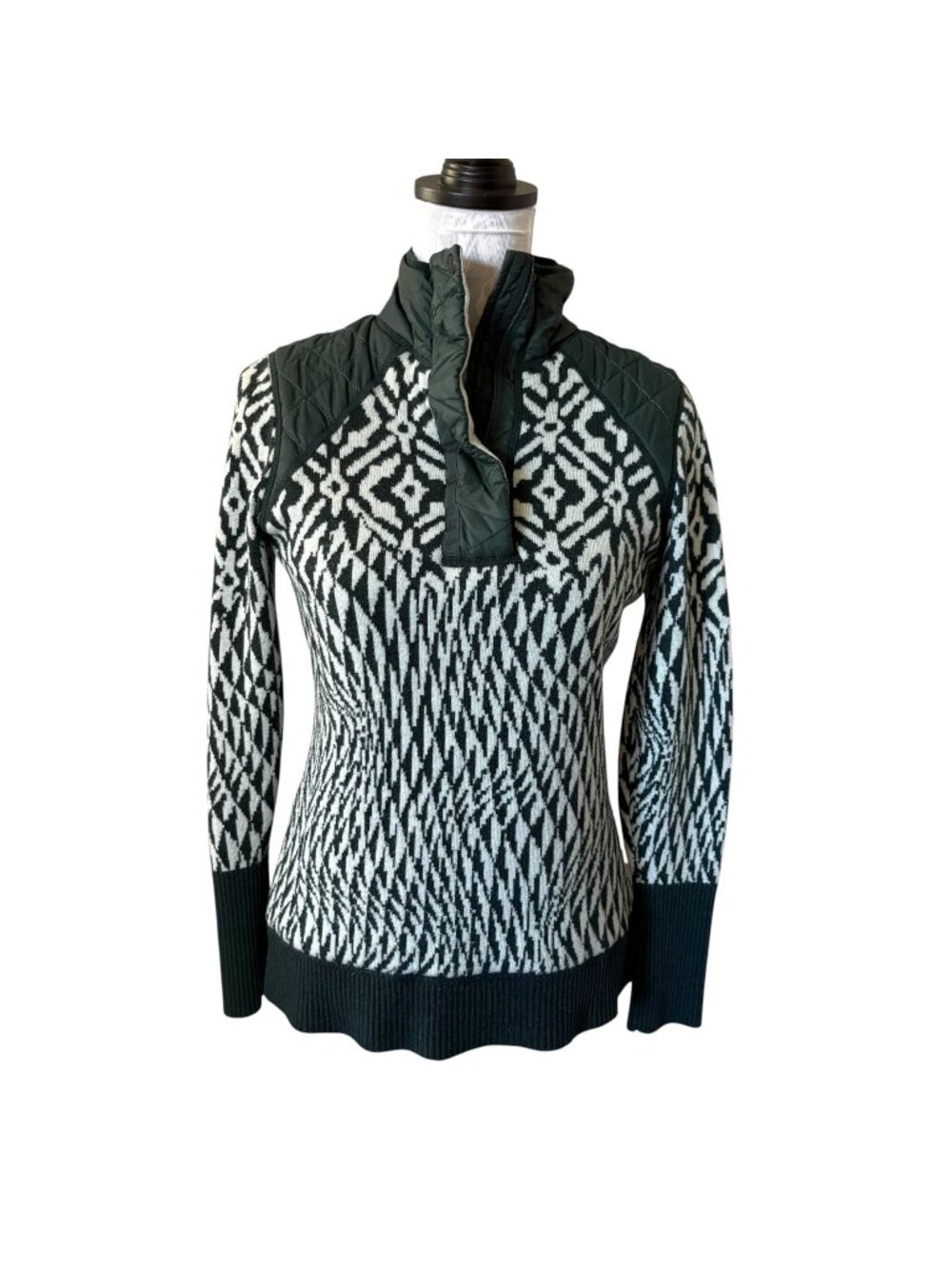SMARTWOOL Sweater Womens Green Long Sleeve Small
